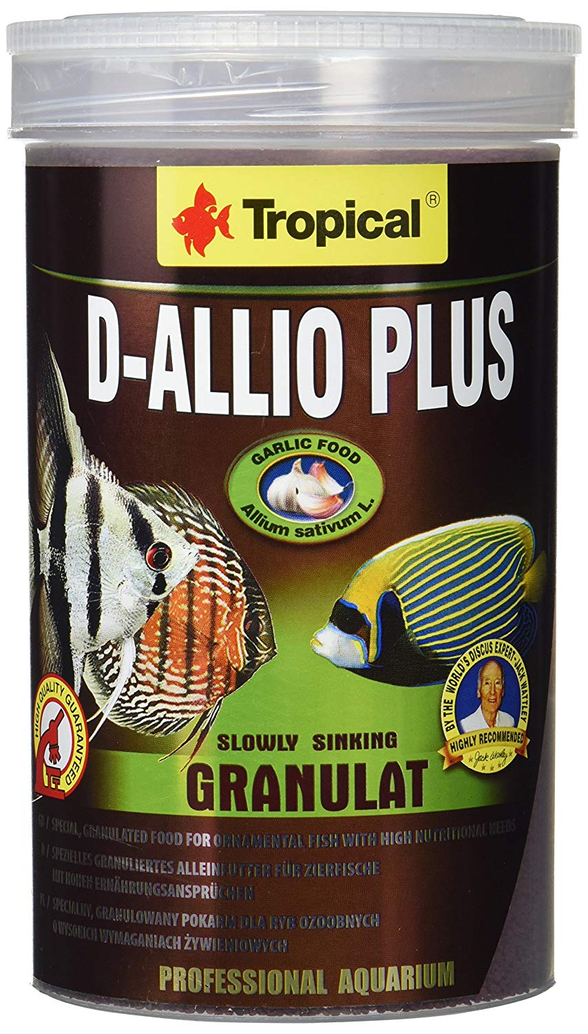 D-ALLIO PLUS GRANULAT 1000ml / 600g - multi-ingredient granules with garlic for discus and high-nutritional fish