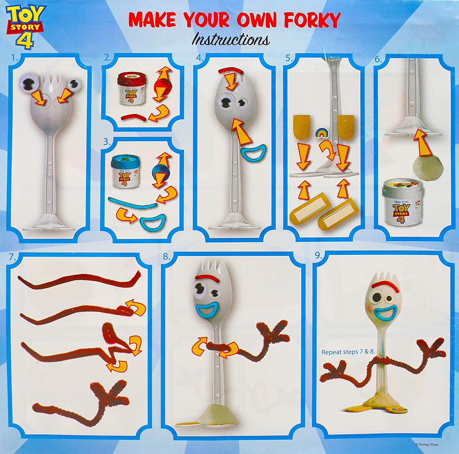 Craft Kit Make Your Own Forky From Toy Story 4 -  Hong Kong