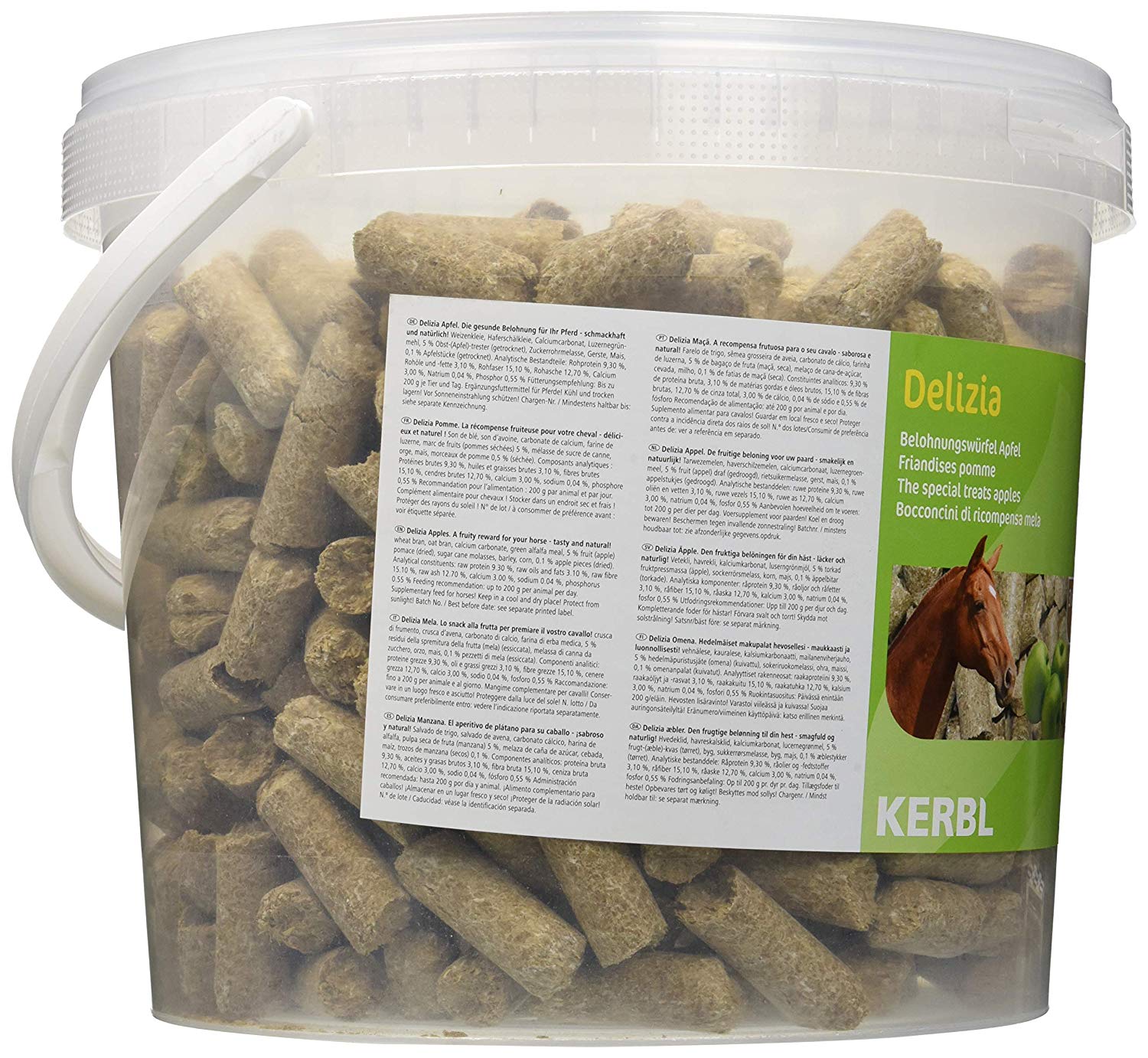 Kerbl 325008 Delizia Sweeties Apple 3 kg, 3 kg (Pack of 1) - Image 2