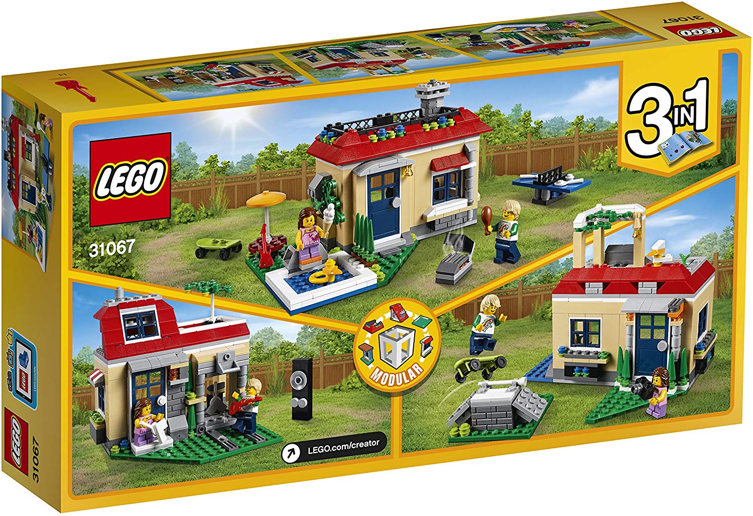 LEGO UK 31067 "Modular Poolside Holiday Construction Toy, Mehrfarbig - Image 2
