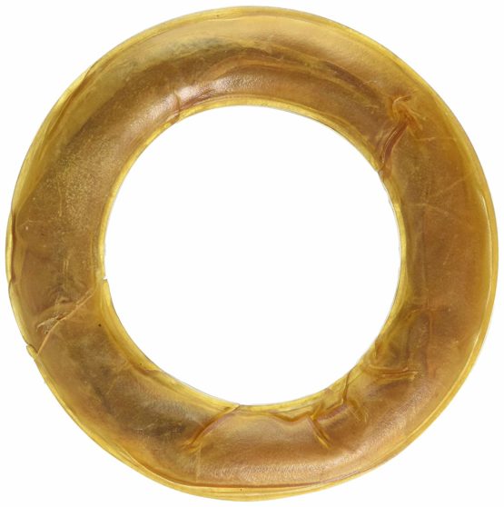 Good Boy - Small/Medium Rawhide Rings - Dog Chews - Made From 100 Percent Natural Hide - Pack of 5 - Natural Dog Treats