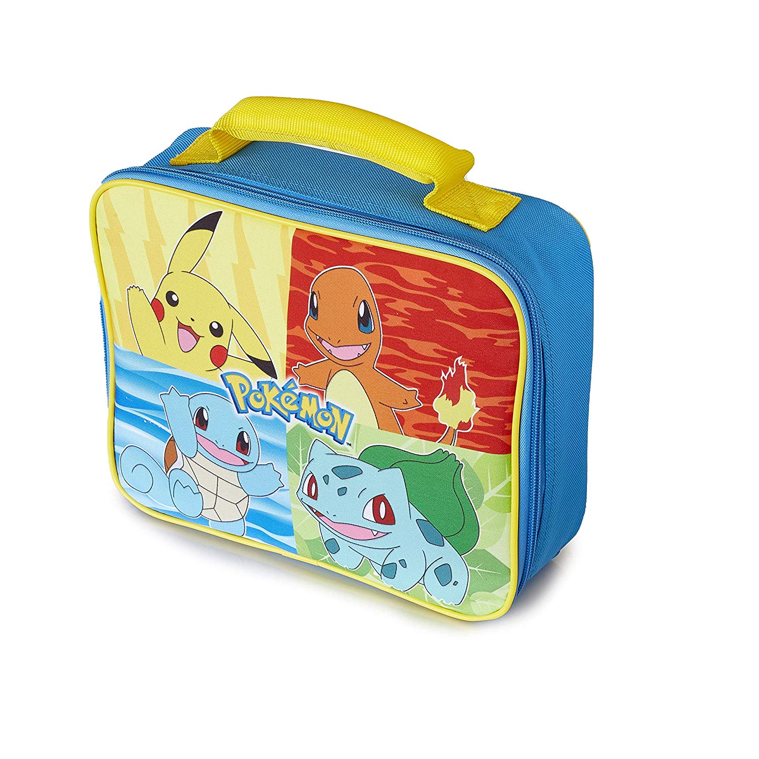 Pokémon Lunch Box Blue Lunch Bag For Kids And Teens With Pikachu
