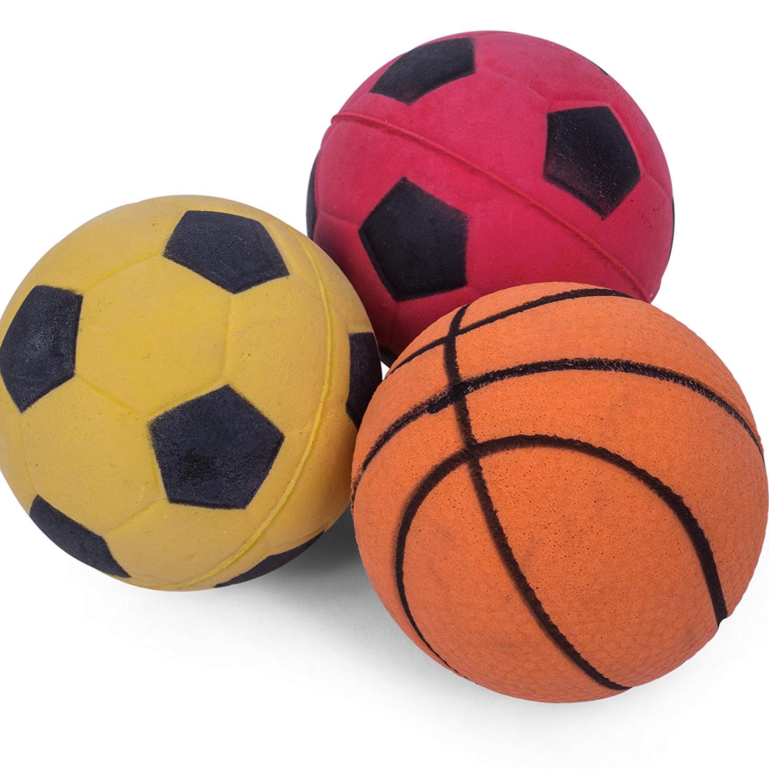 Petface Sponge Balls, Pack of 3, 3 Pack - Image 3