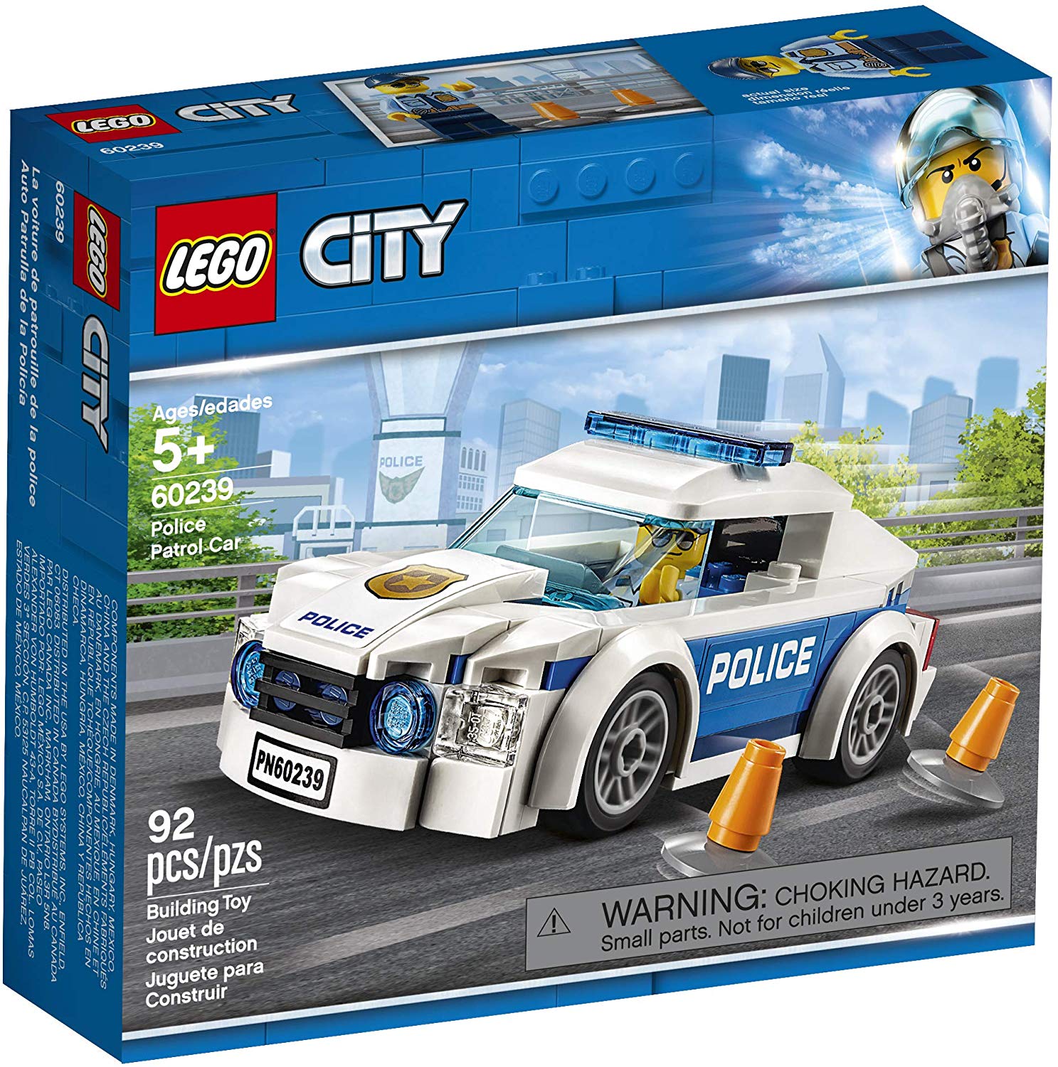 Lego 60239 City Police Patrol Chase Car Toy, Mehrfarbig - Image 4