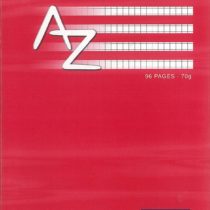 Clairefontaine Stapled Indexed Book, 17x22 cm, 70g, A-Z tabs, 48 Sheets, Square ruled