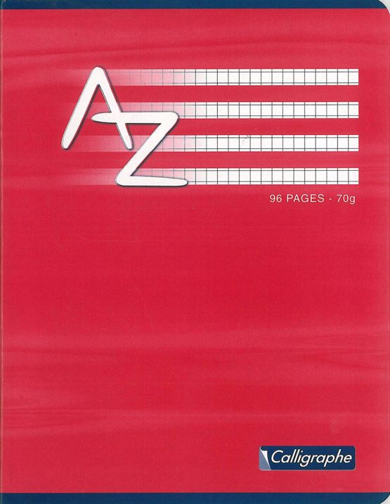 Clairefontaine Stapled Indexed Book, 17x22 cm, 70g, A-Z tabs, 48 Sheets, Square ruled