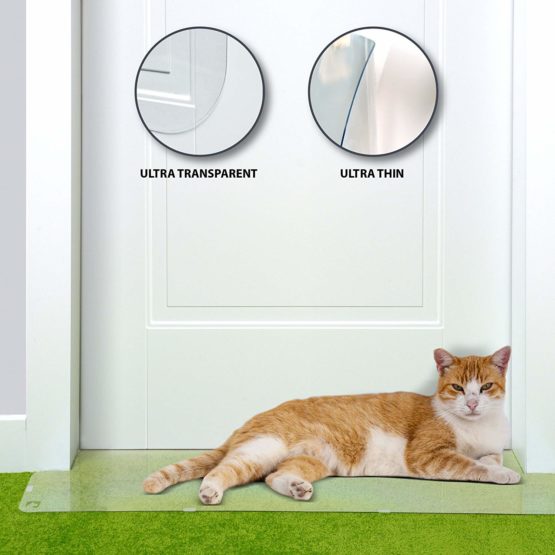 PROTECTO Carpet Cat Scratch Protector - 30 Inch Deterrent w/Slip Stopper Doorway Guard Design - Image 2