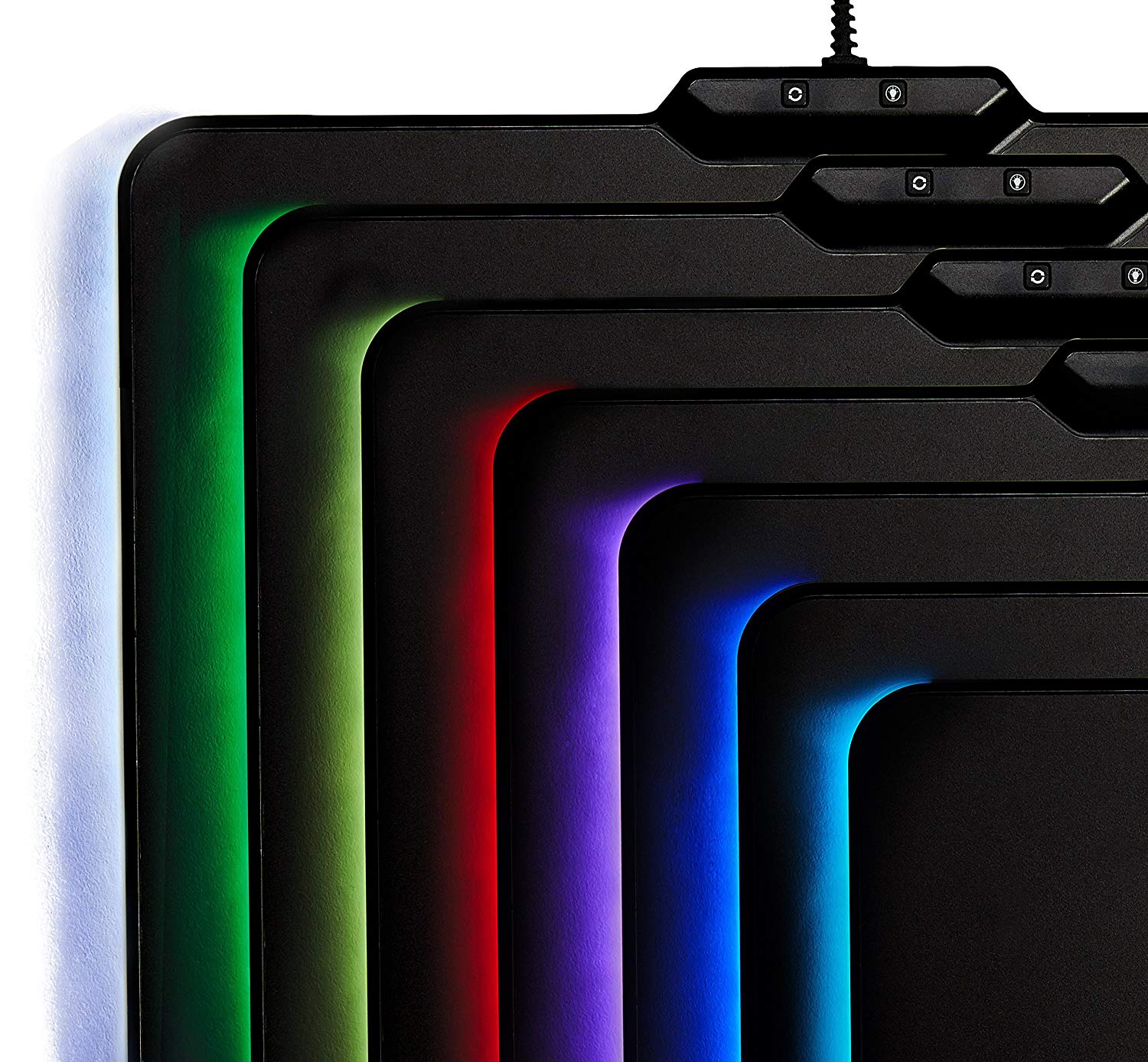 Amazon Basics Hard Gaming Mouse Pad with LED Lighting Effects – BigaMart