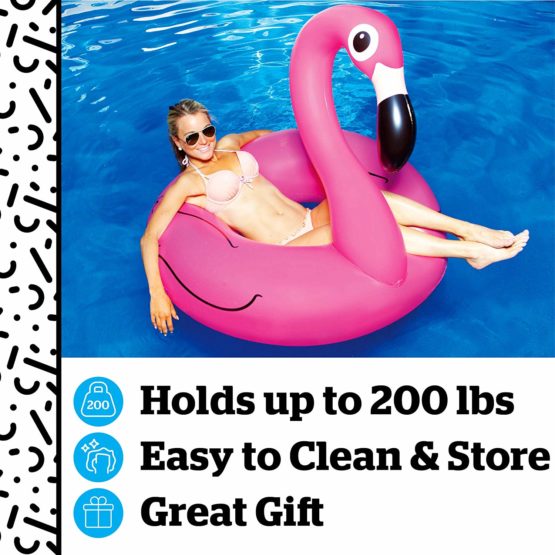 BigMouth Giant Pink Flamingo Pool Float - Image 2