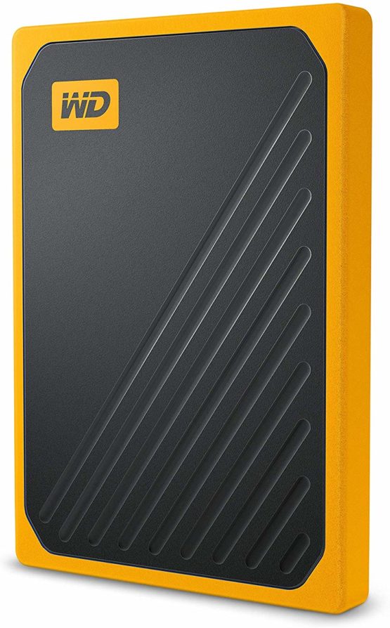 WD 500 GB My Passport Go Portable SSD - Amber Trim