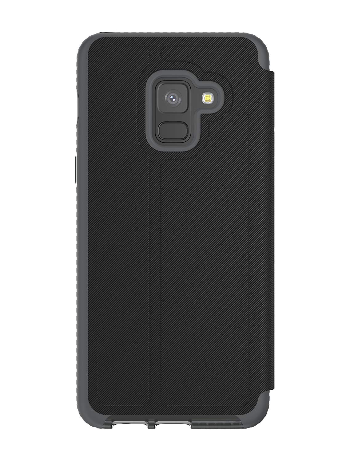 tech21 Protective Samsung Galaxy A8 Case Folio 360 Degree Protection Cover - Evo Flip - Black - Image 3