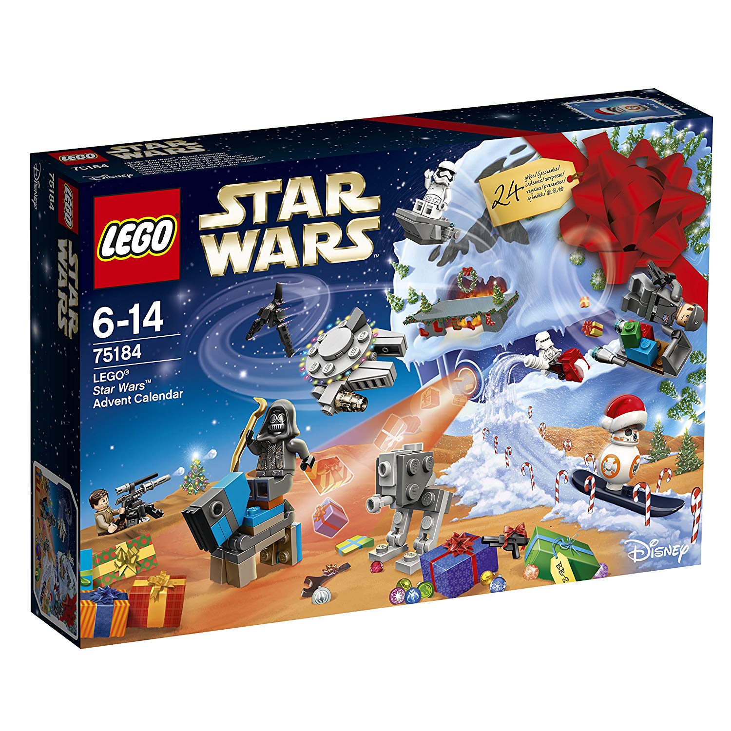 LEGO UK 75184 "Star Wars Advent Calendar Construction Toy, Mehrfarbig