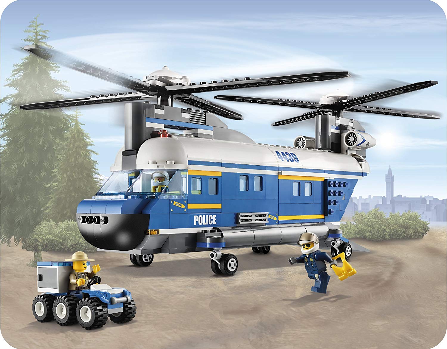 LEGO City 4439 Heavy-Lift Helicopter, Large - Image 3