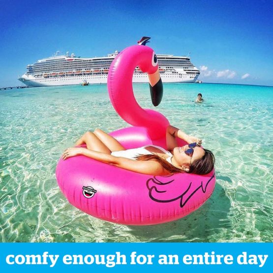 BigMouth Giant Pink Flamingo Pool Float - Image 3