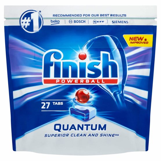 Finish Quantum Max Dishwasher Tablets, ORIGINAL, Multipack of 8 x 27