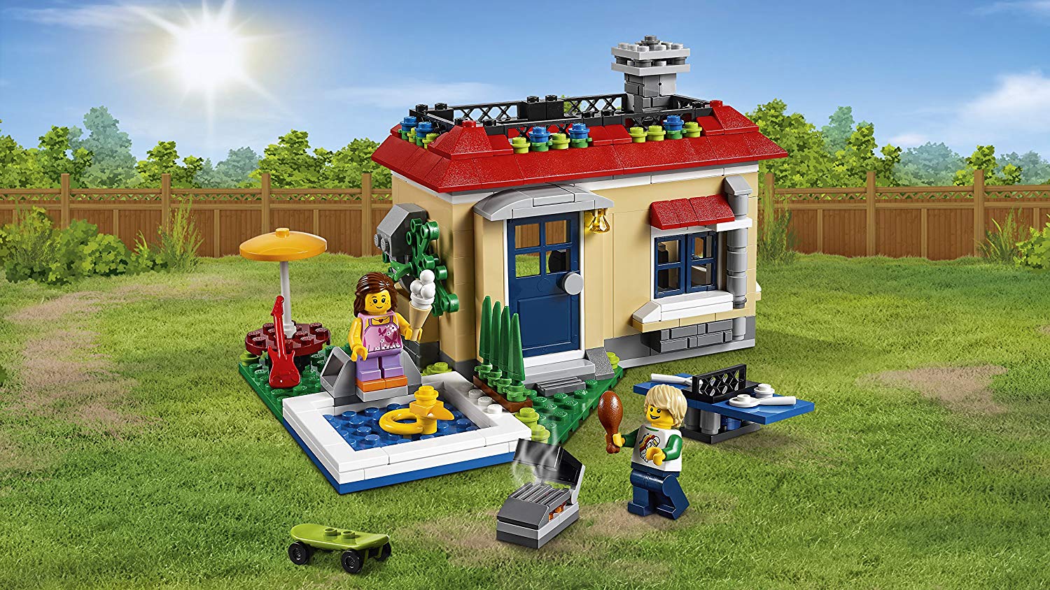 LEGO UK 31067 "Modular Poolside Holiday Construction Toy, Mehrfarbig - Image 4