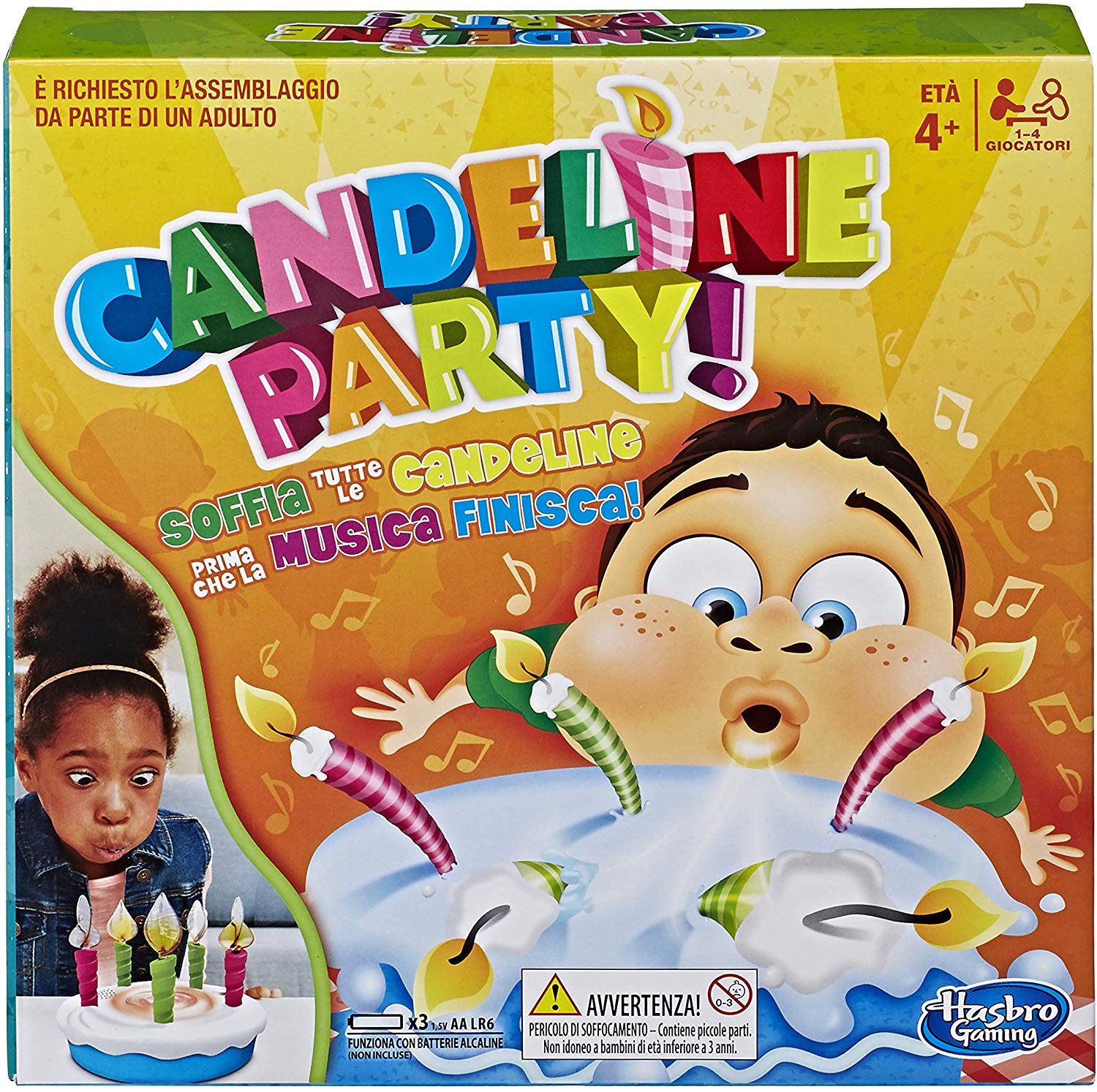 Hasbro Gaming E0887103 Party Candles, Multi-color