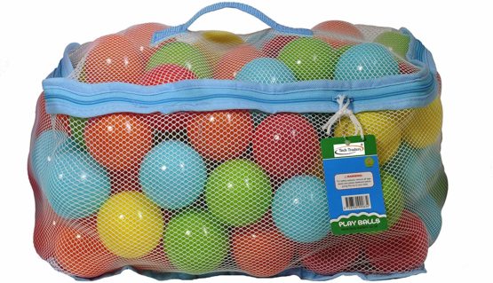 Tech Traders ® 100 Multi Coloured Play Balls (Net Carry Bag with Hand Tag) - Image 3