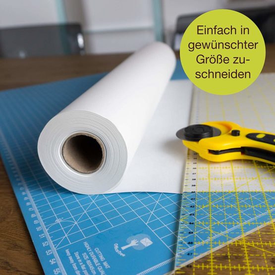 OfficeTree 50m Roll of Sketching Paper 33cm Width - 40g/m² Premium Quality - White - Sketching Paper for Technical Drawings - Image 4
