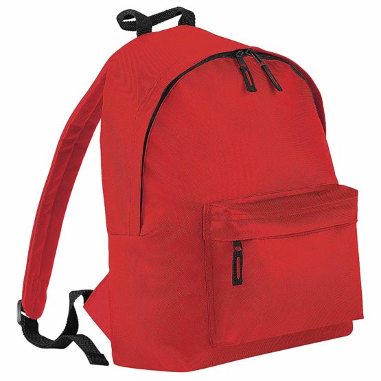 BagBase Unisex's BG125BRED Original Fashion Backpack, Bright Red, Medium - Image 4