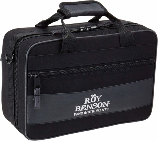 Roy Benson MOD-101K BB Black Lacquered Finish Pocket Trumpet with Light Rectangular Case - Image 3