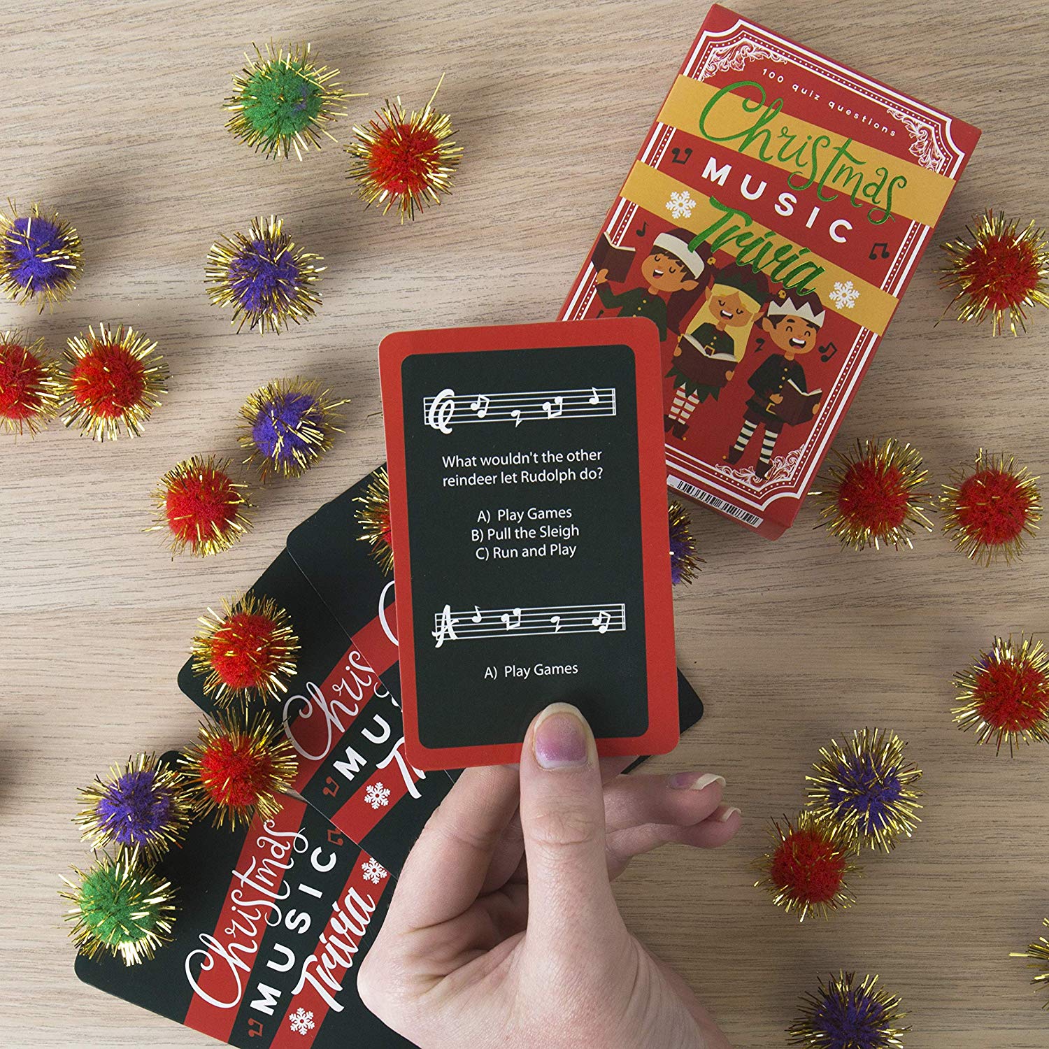 Gift Republic Christmas Trivia, Multicolor, 11 cm x 7 cm x 4 cm