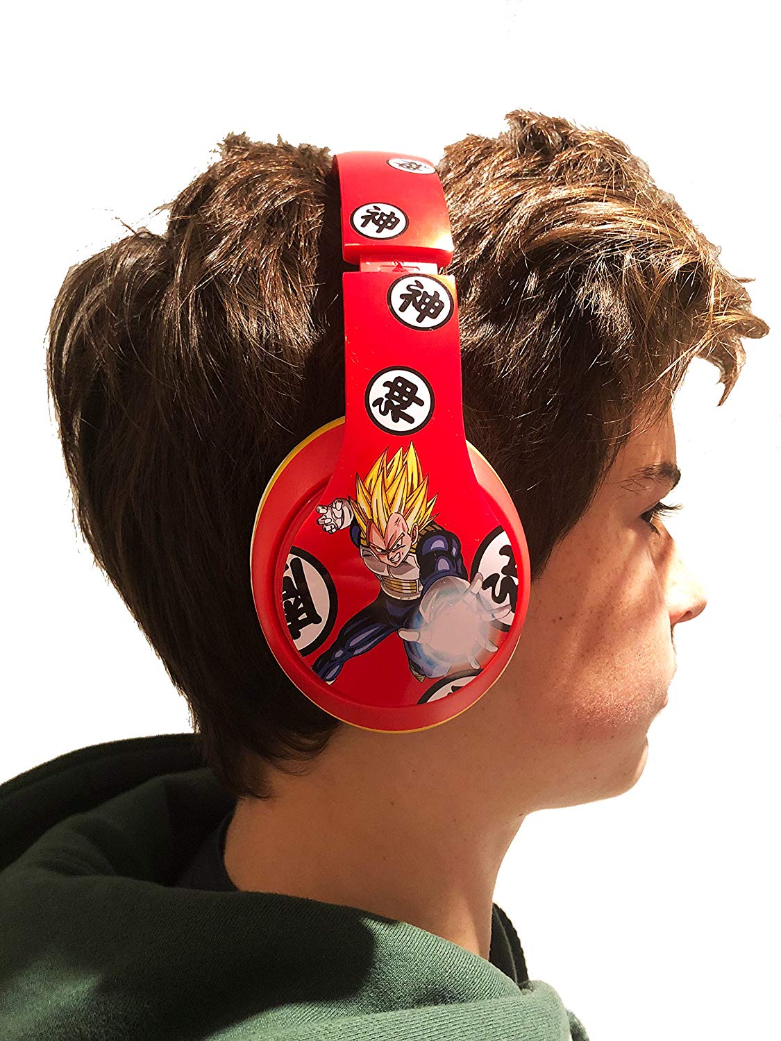 TEKNOFUN, Official Dragon Ball Z License, Goku and Vegeta Kaio Audio Headset 3.5 mm Jack Connector, Adjustable Headband - Image 2