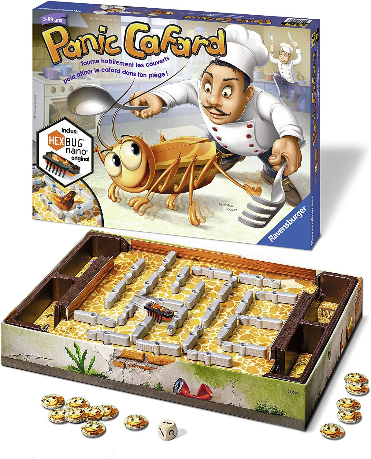 Ravensburger Panic Cafard - Board Game for Children - for 2 to 4 Players - from 5 Years - 21443, _, 37 x 27 x 6 cm - Image 3