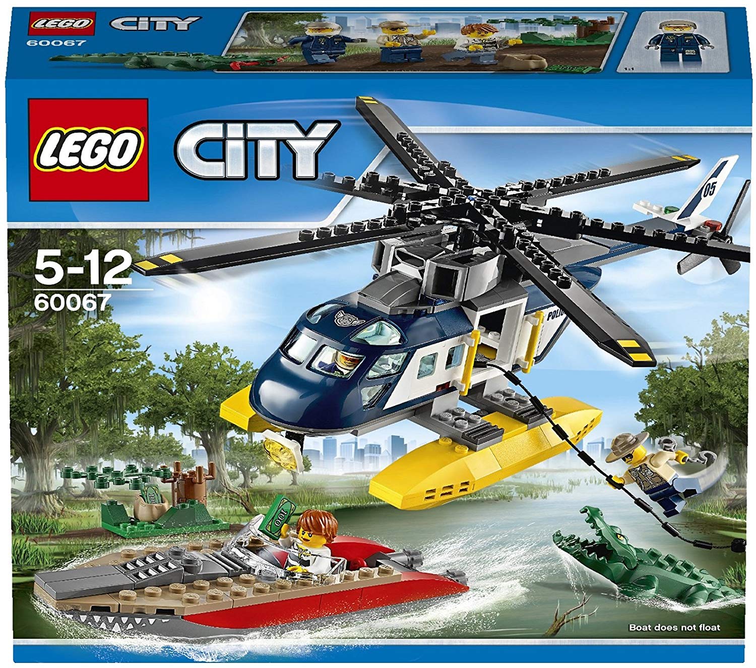 LEGO City 60067 Helicopter Pursuit, Small