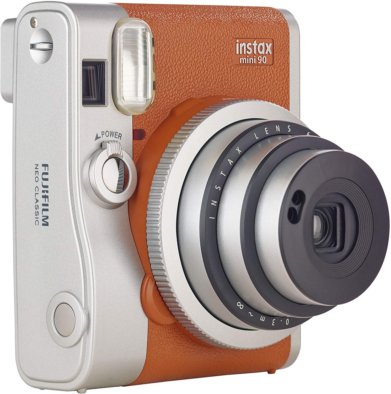 instax mini 90 Neo Classic instant camera, Brown - Image 2