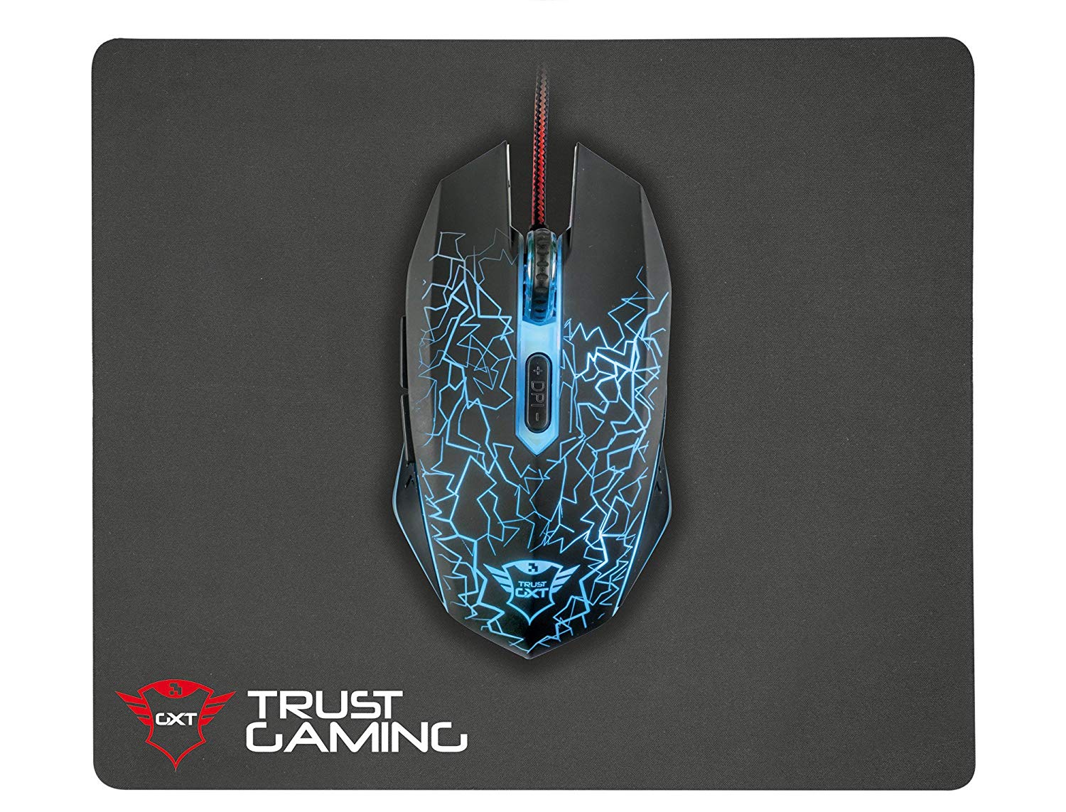 Trust Gaming 22736 GXT 783 Gaming Mouse and Mouse Pad, Black, 245L x 245W mm - Image 4