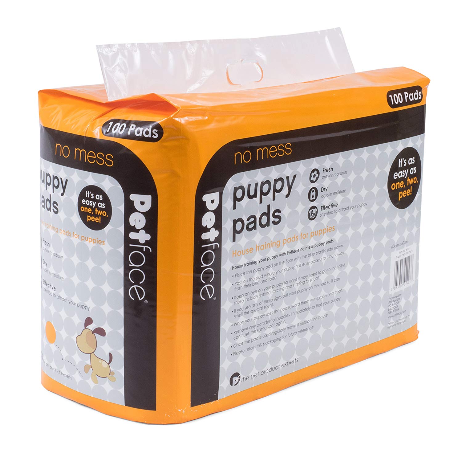 Petface No Mess Puppy Training Pad, 100-Piece, Multi-colord, Pack of 100 - Image 3