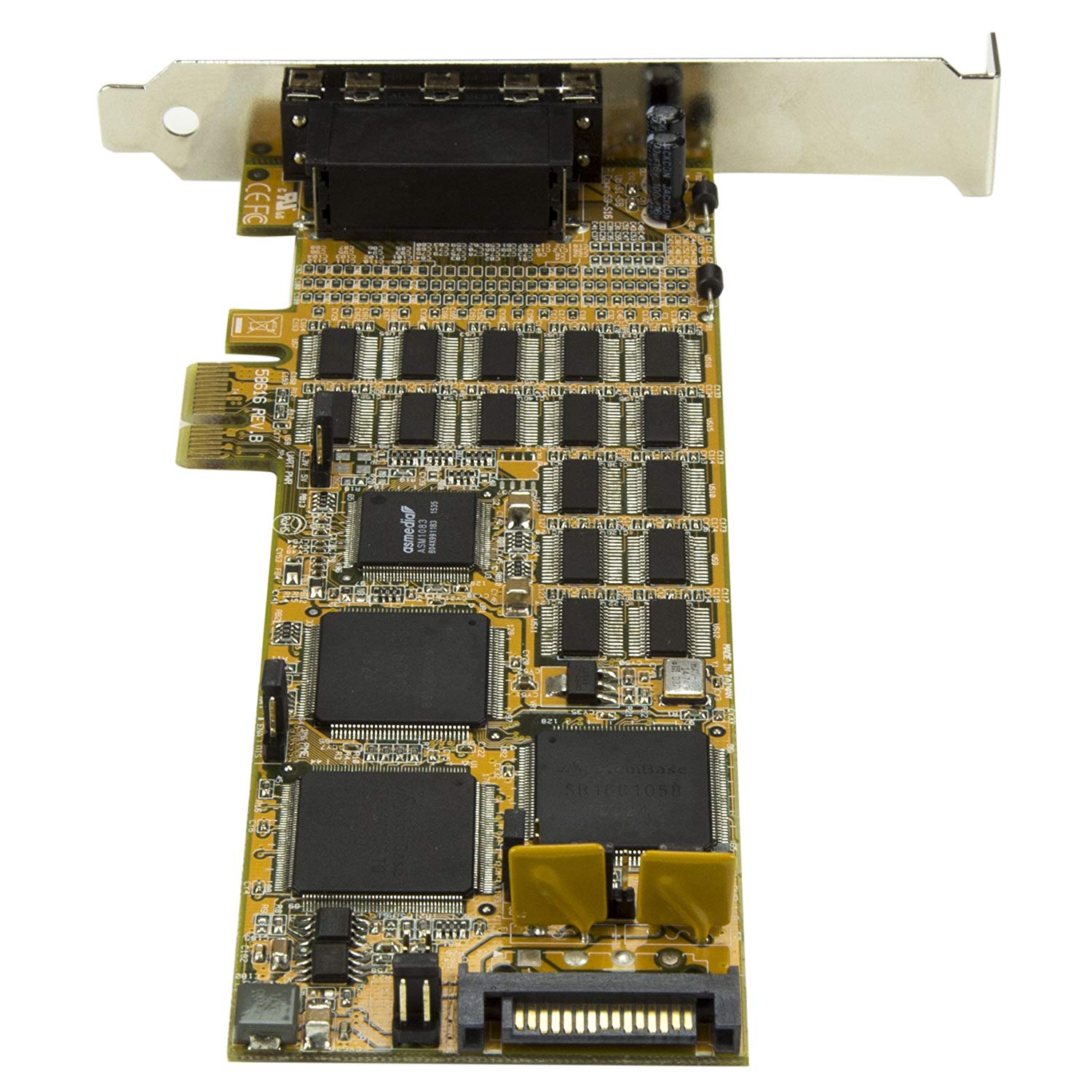 StarTech.com PCI Express Serial Card, 16 DB9 RS232 Ports, Low + Full Profile, Multiport Serial Adapter - Image 4