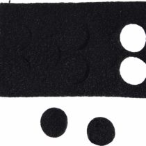 Rycote 065104 Undercover and Stickier for Lavalier Microphone - Black (Pack of 100)