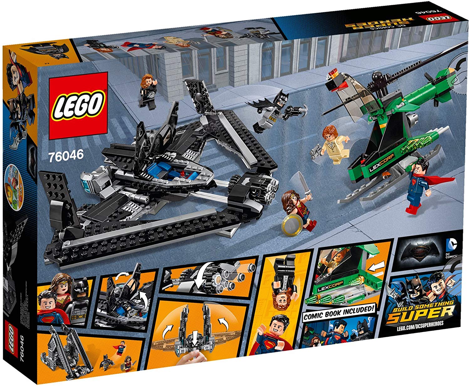 LEGO DC Super Heroes 76046 Heroes of Justice: Sky High Battle, Mixed - Image 2