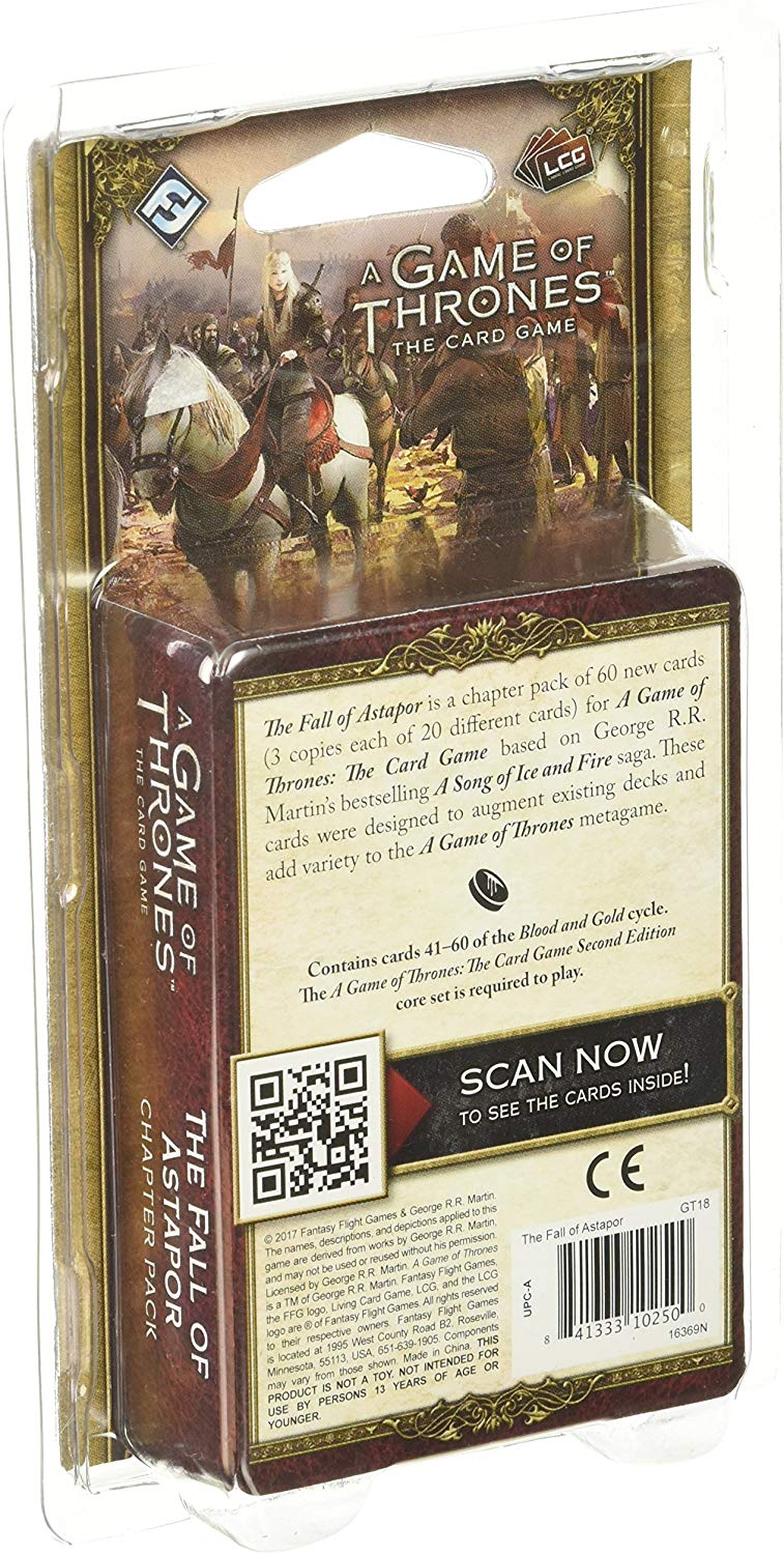 Fantasy Flight Games The Fall of Astapor Chapter Pack: Agot LCG 2Nd Ed, Multicoloured - Image 2