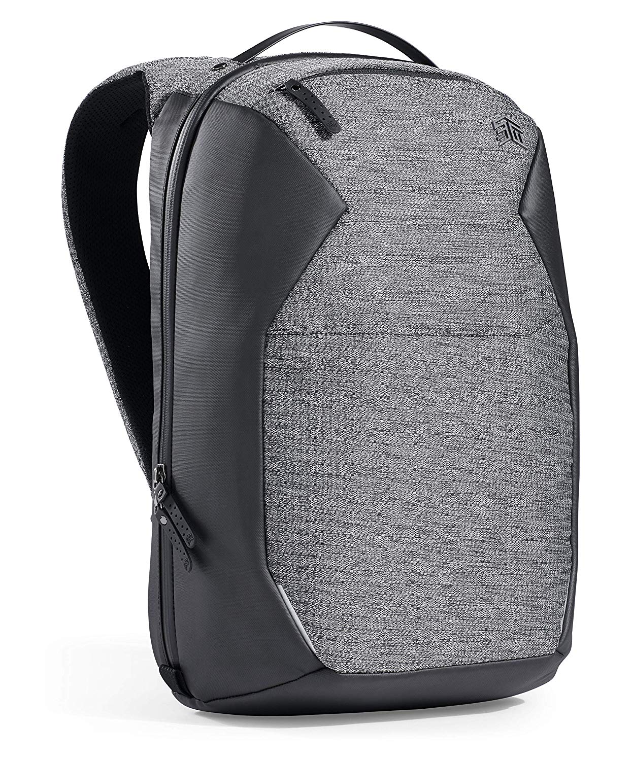 STM Myth Backpack featuring luggage pass-through 18L / 15" Laptop - Granite Black (stm-117-186P-01), 18 Litre