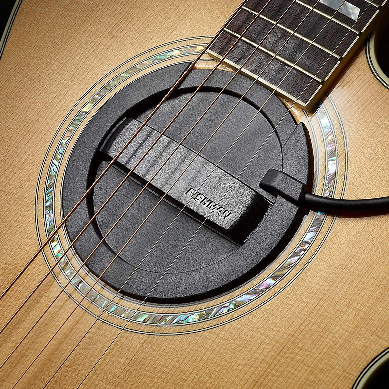 Fishman Neo-Buster Humbucking Soundhole Pickup & Feedback Buster, Black, 0.28 x 1.97 x 4.72 inches - Image 3