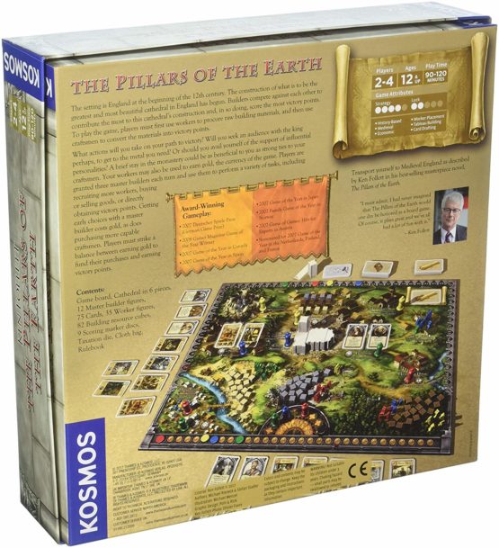 Thames and Kosmos | 691530 | The Pillars of the Earth | Competitive Board Game | 2-4 Players | Ages 12+ - Image 2