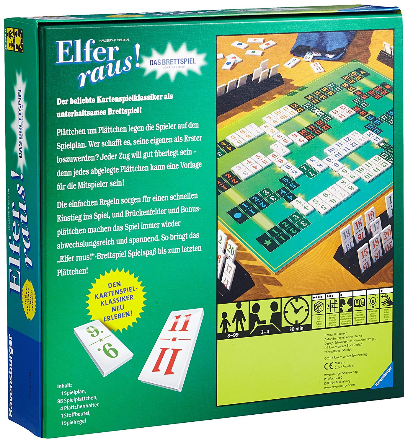 Ravensburger 26588 6 “Elfer Raus” Game – BigaMart