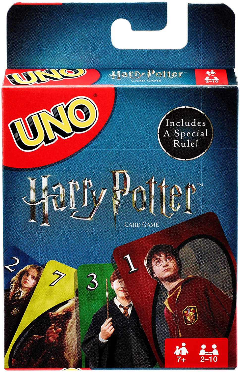 Mattel Games UNO Harry Potter Card Game for Kids Adults & Parties, Collectible Deck Based on Popular Series for 2 to 10 Players, FNC42