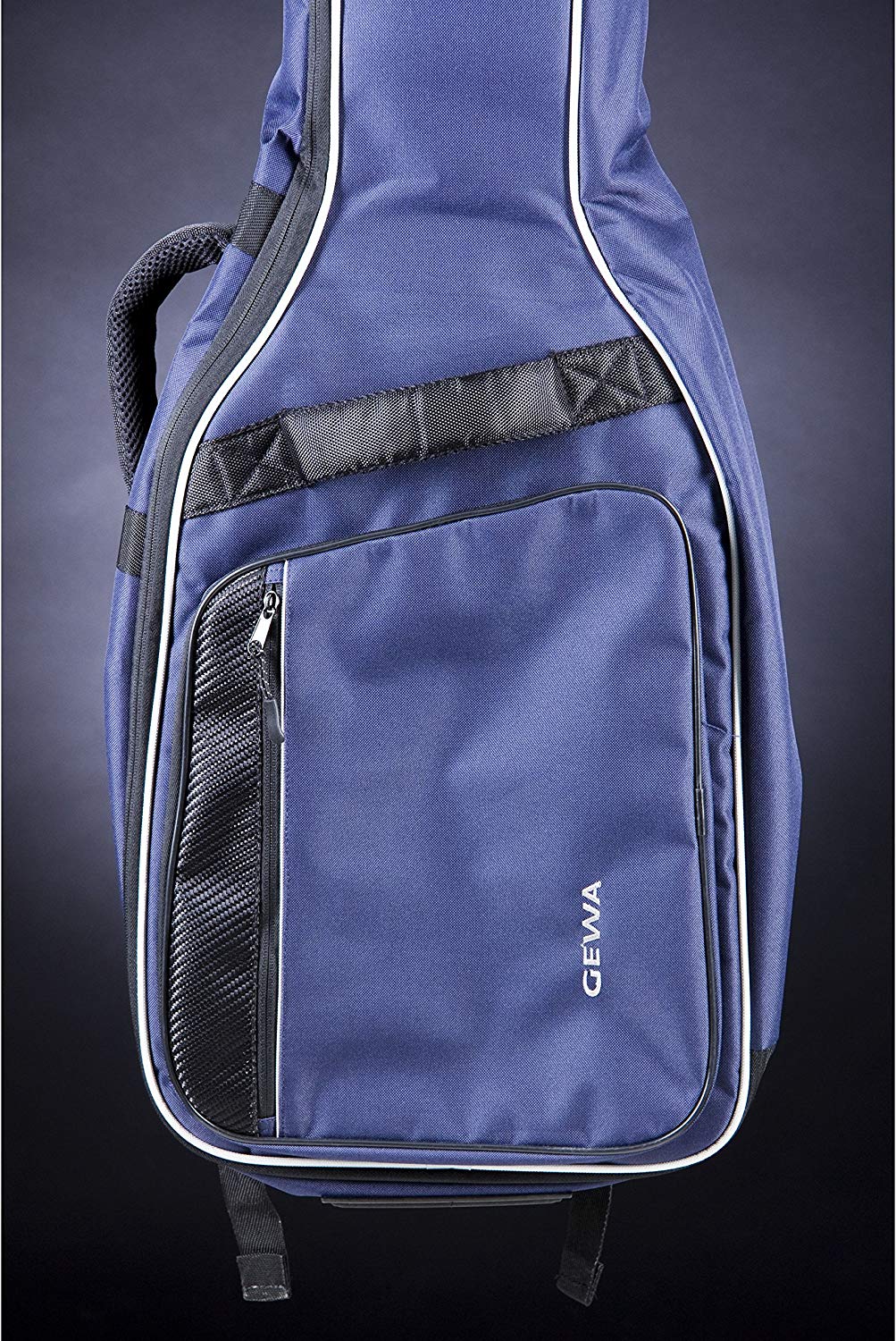 Gewa 212111 Gig Bag Economy blue 3/4 - 7/8, Classical guitar 3/4 - Image 3