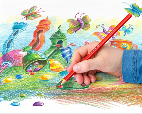 Ergo Soft Coloured Pencils Pack of 14 Assorted Colours - Image 4