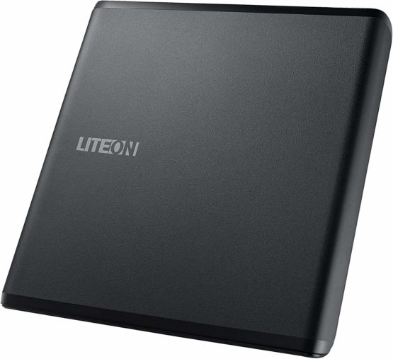 Lite-On ES1 Ultra-Slim Portable USB 2.0 DVD Writer - Black - Image 3