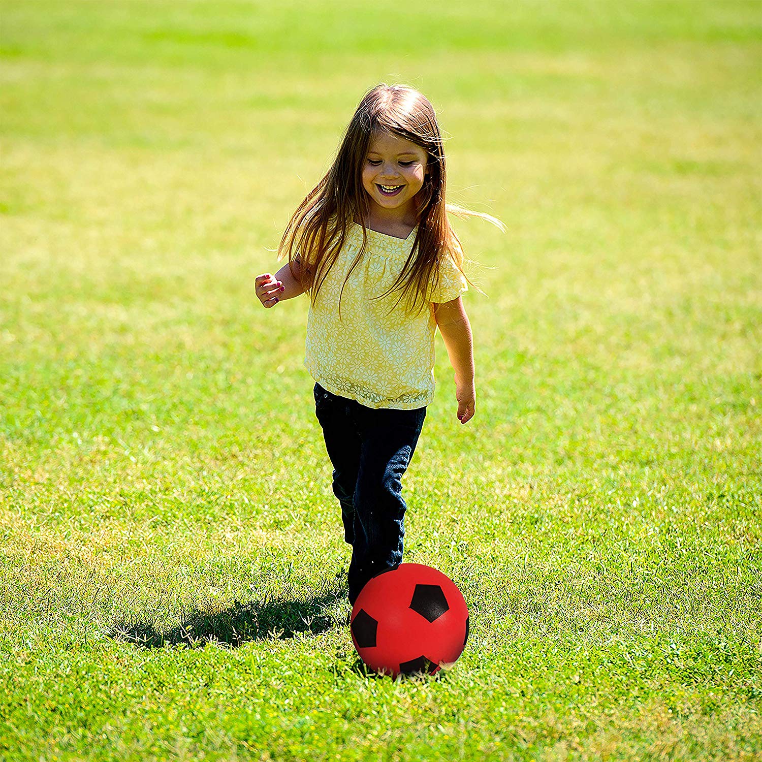 HTI Toys & Games Fun Sport Size 5 Red Football - Image 2