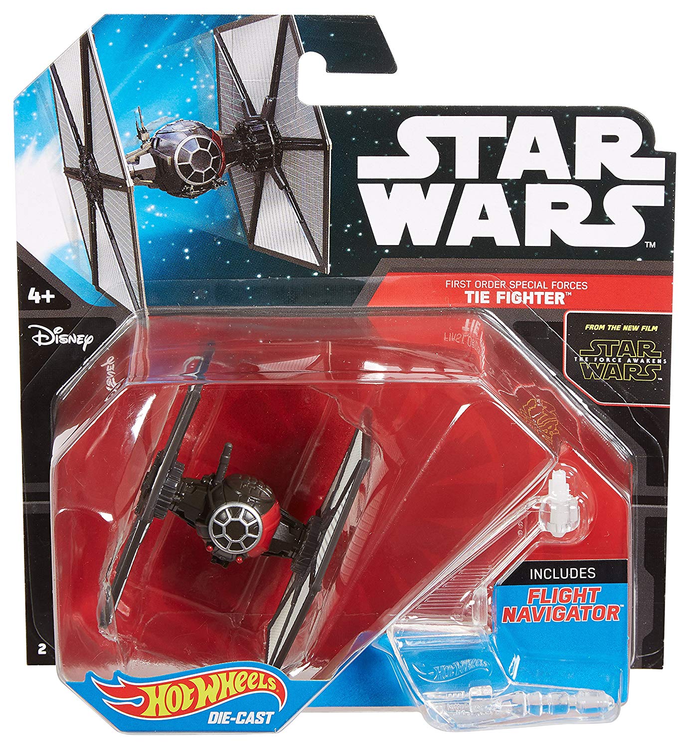 Hot Wheels Star Wars The Force Awakens燜irst Order Star, Special Forces, Tie Fighter (CKJ67) - Image 2