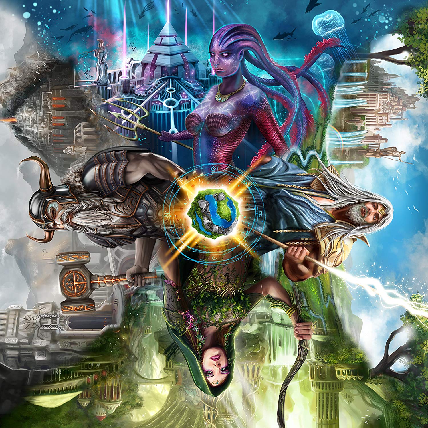 Unbekannt Ludically LDY0001 4 Gods Game, Nope, 29.97 x 7.01 x 29.97 cm - Image 4