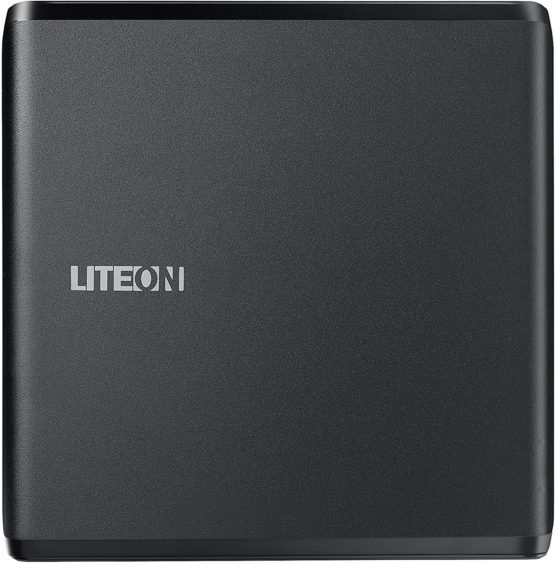 Lite-On ES1 Ultra-Slim Portable USB 2.0 DVD Writer - Black - Image 2