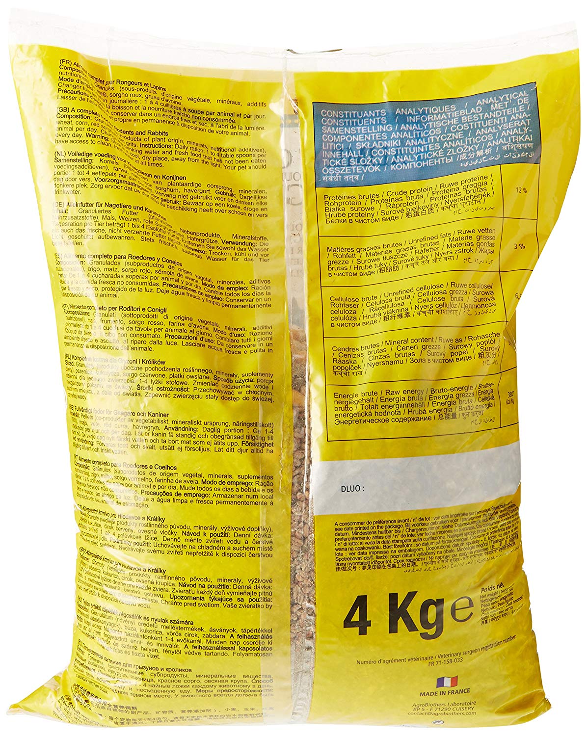 Agrobiothers Complete Food Mix, 1 kg (Pack of 4) - Image 2