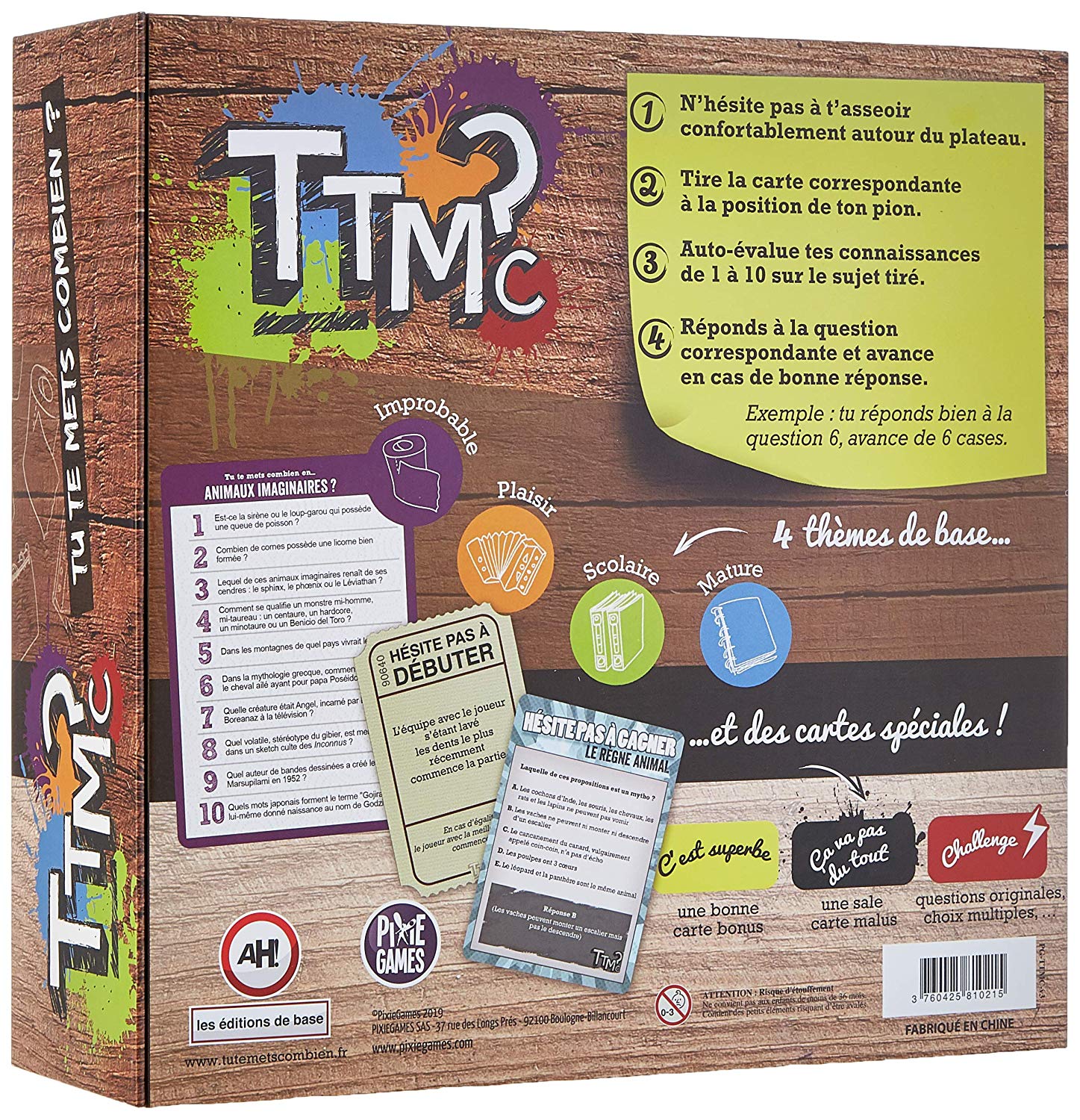 TTMC - Tu Te Mets Combien ? - Board Game - General Culture Quiz (French Version), Multicolor - Image 2